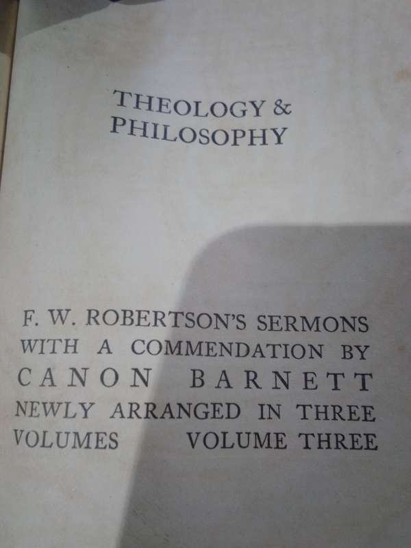Circa 1907 Sermons On Bible Subjects by F.W. Robert & Son Clothcover
