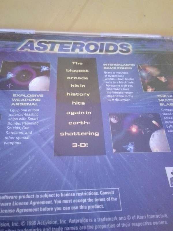 1998 ASTEROIDS PC