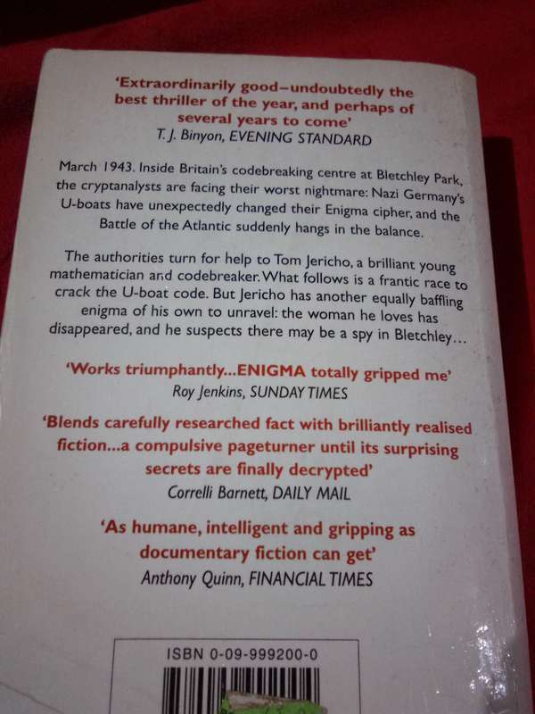 ENIGMA - Robert Harris 1996 Paperback