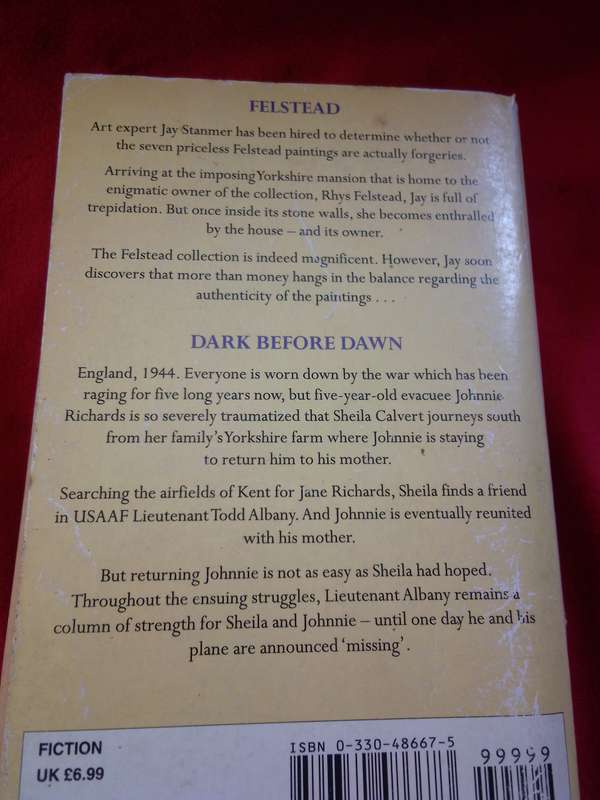 Felstead And Dark Before Dawn - Kay Stephens 2001 Paperback