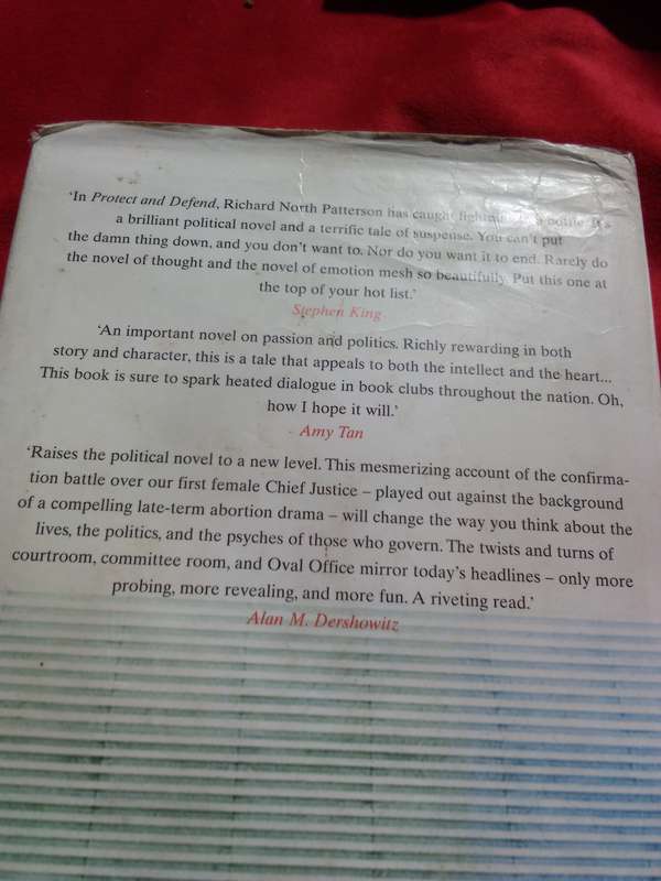 Protect And Defend - Richard North Patterson 2001 Hardcover