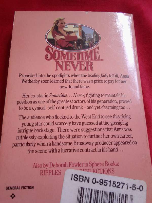 Sometime Never - Deborah Fowler 1994 Paperback