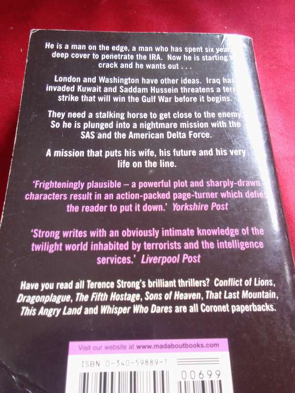 Stalking Horse - Terence Strong 1994 Paperback