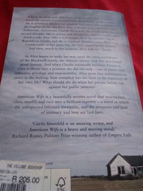 American Wife - Curtis Sittenfeld 2008 Softcover