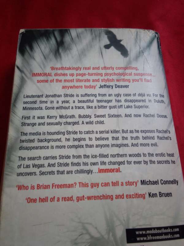 Immoral - Brian Freeman 2006 Paperback