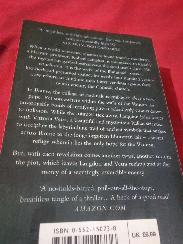 Angels & Demons - Dan Brown 2001 Paperback