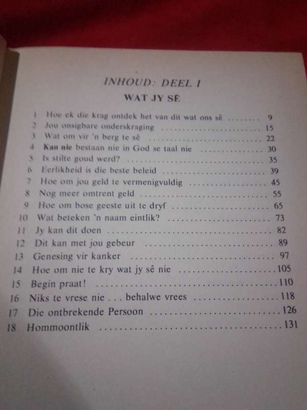 Se Sit 'Wat jy Se Sal jy kry - Don Gossett 1979 Hardcover