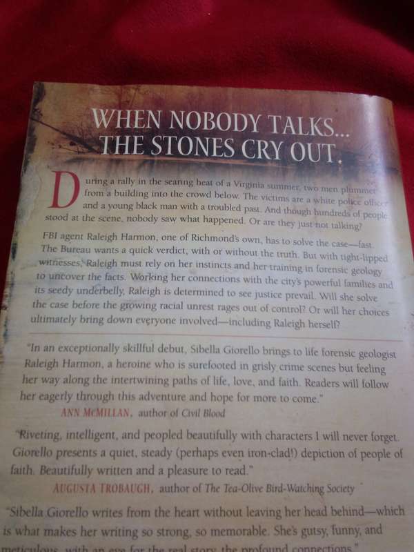 The Stones Cry Out - Sibella Giorello 2007 Softcover