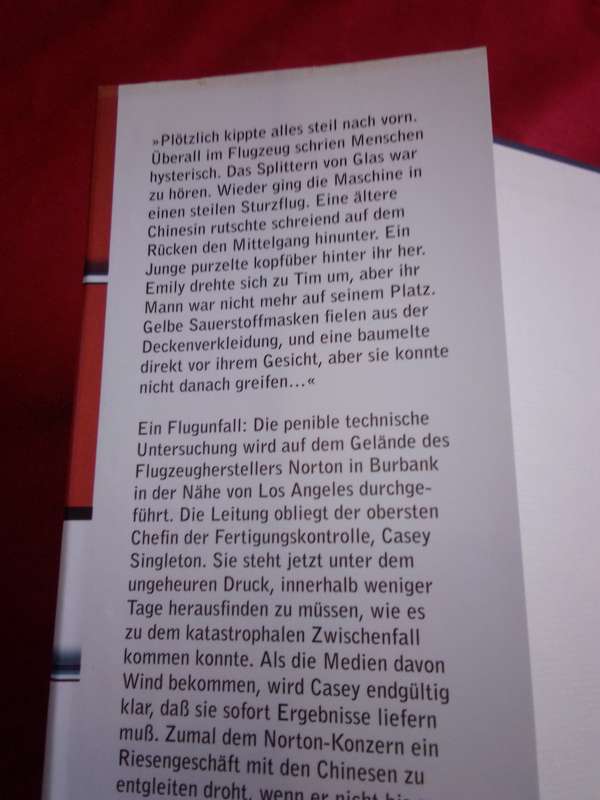 Air Frame - Michael Crichton 1997 Hardcover (German Edition)