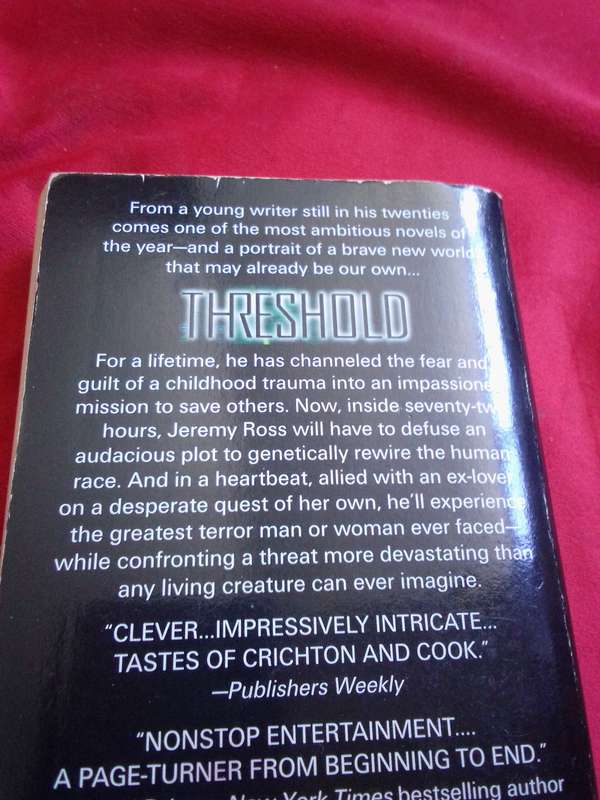 THRESHOLD - Ben Mezrich 1996 Paperback