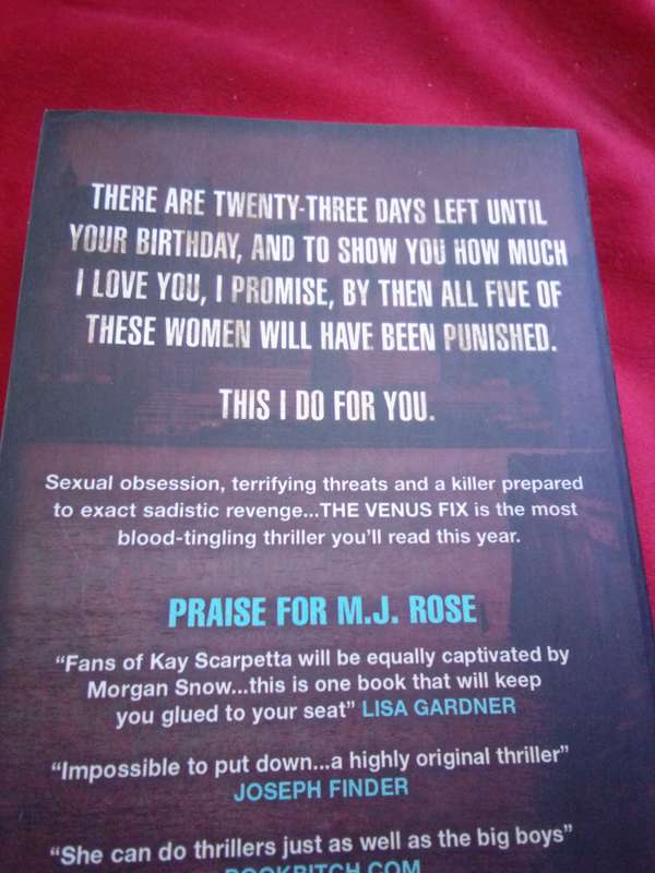 The Venus Fix - M.J. Rose 2007 Paperback