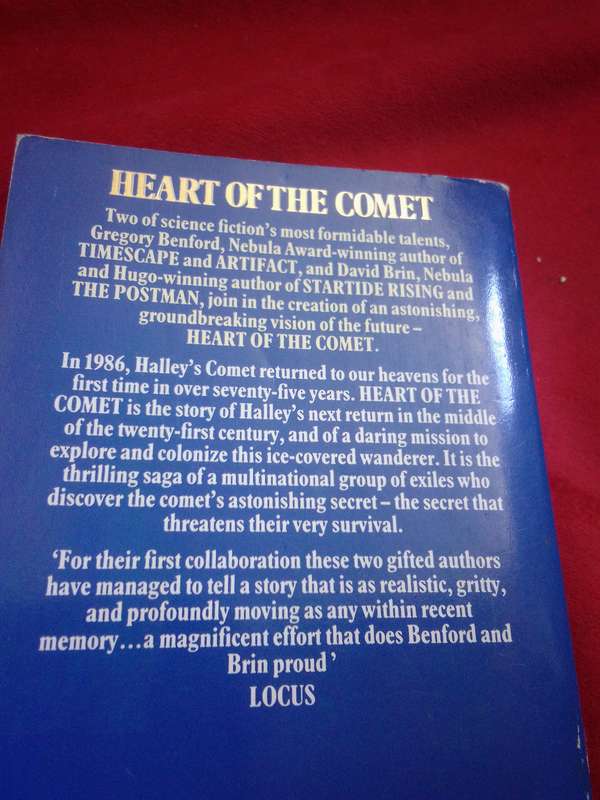 Heart of the Comet - Benford / Brin 1987 Paperback