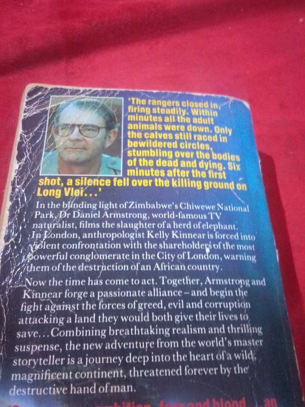 Wilbur Smith Elephant Song - 1992 Paperback
