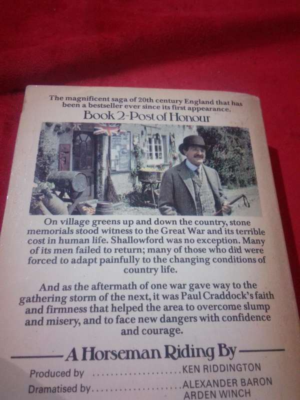 A Horseman Riding by Book 2 Post of Honour 1981 Paperback