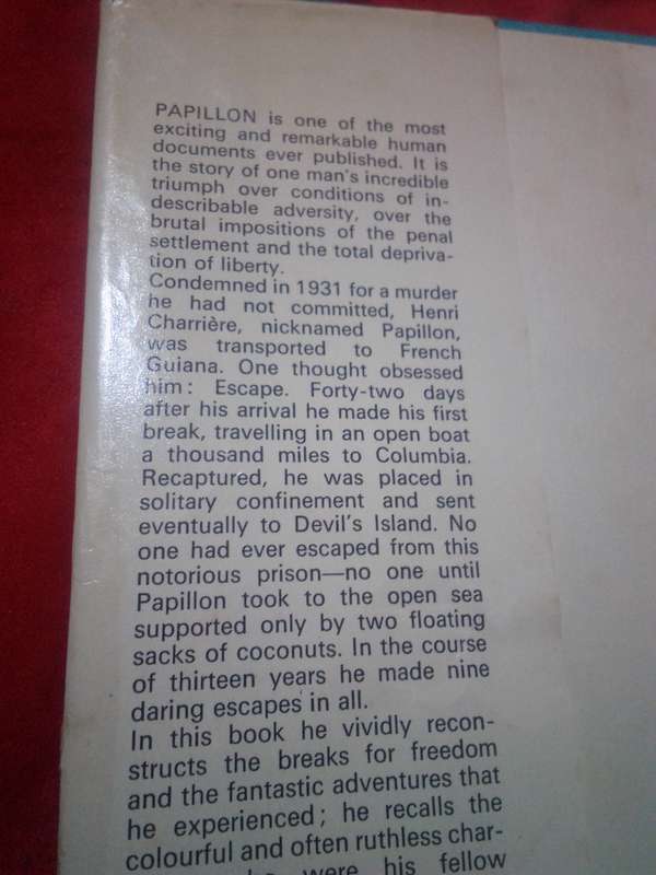 PAPILLION - Henri Charriere 1971 Hardcover