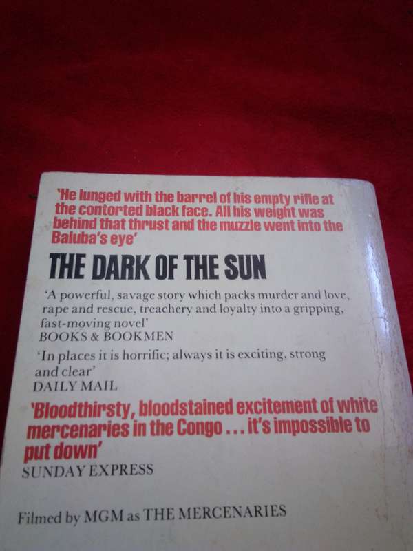 The Dark of the Sun - Wilbur Smith 1968 Paperback