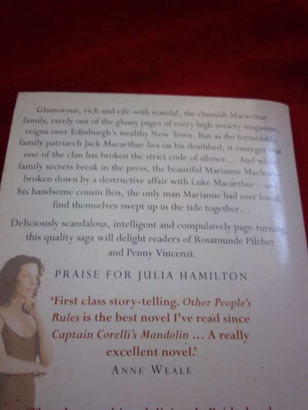 Forbidden Fruits - Julia Hamilton 2001 Paperback