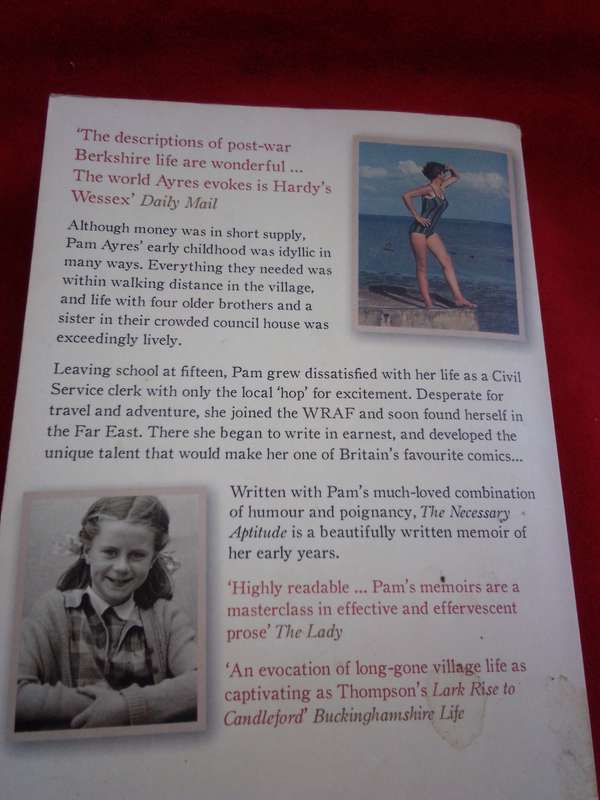 Pam Ayres - The Necessary Aptitude 'A Memoir' 2012 Softcover