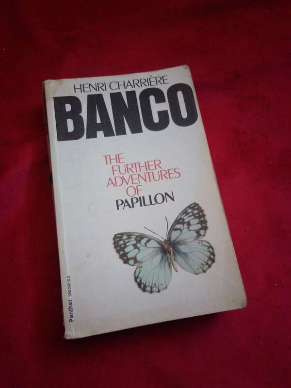 BANCO The Further Adventures of Papillon - Henri Charriere 1975 Paperback