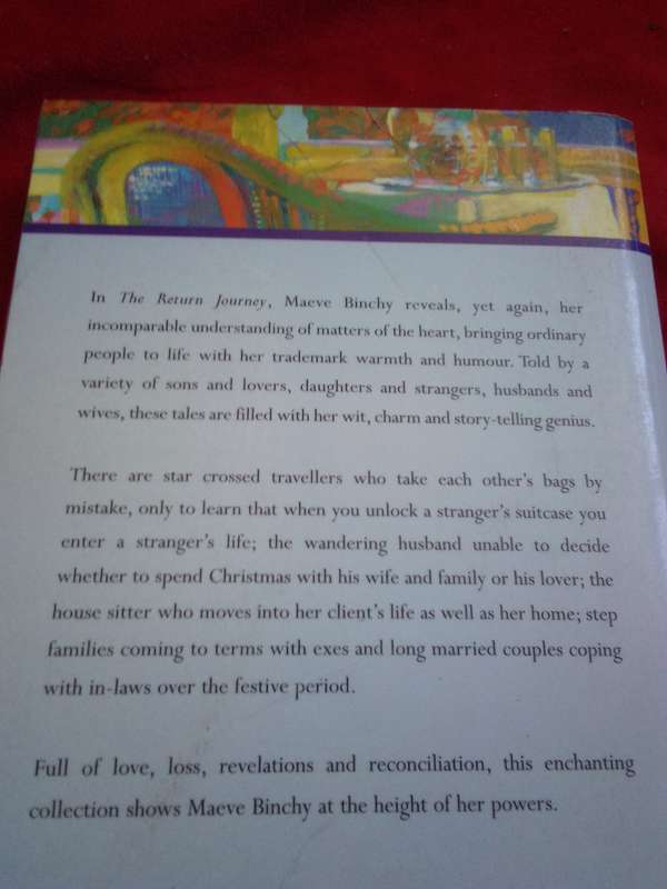 The Return Journey And Other Stories - Maeve Binchy 1999 Softcover