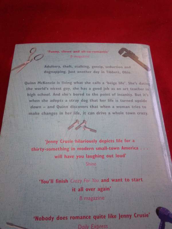 Crazy For You - Jenny Crusie 2000 paperback