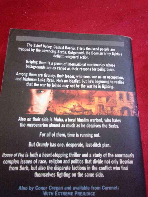 House of Fire - Conor Cregan 1996 Paperback