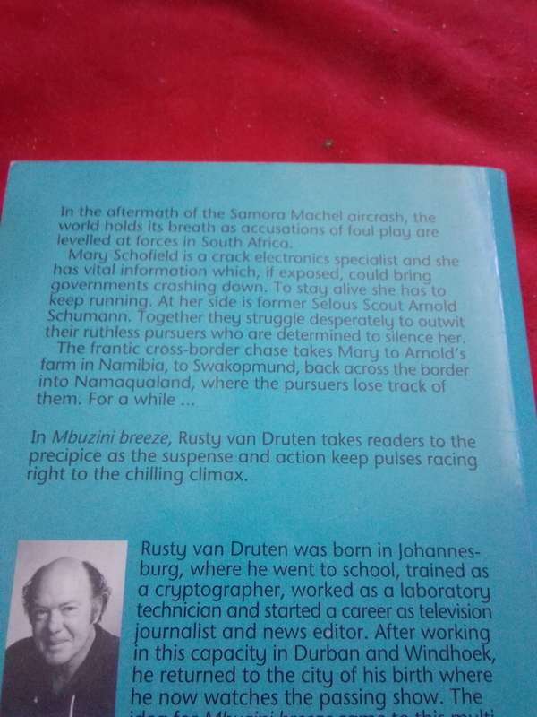 Mbuzini Breeze - Rusty van Druten 1996 First Edition Softcover