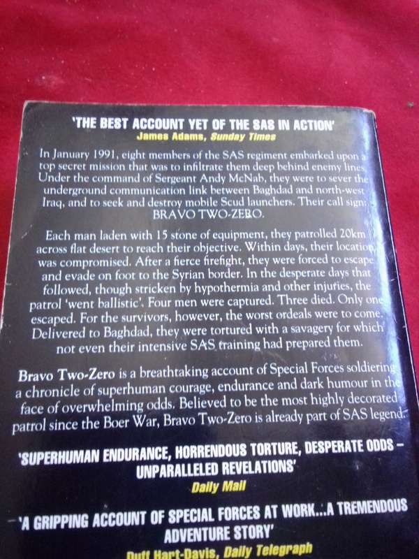 Bravo Two Zero - Andy McNab 1996 Paperback