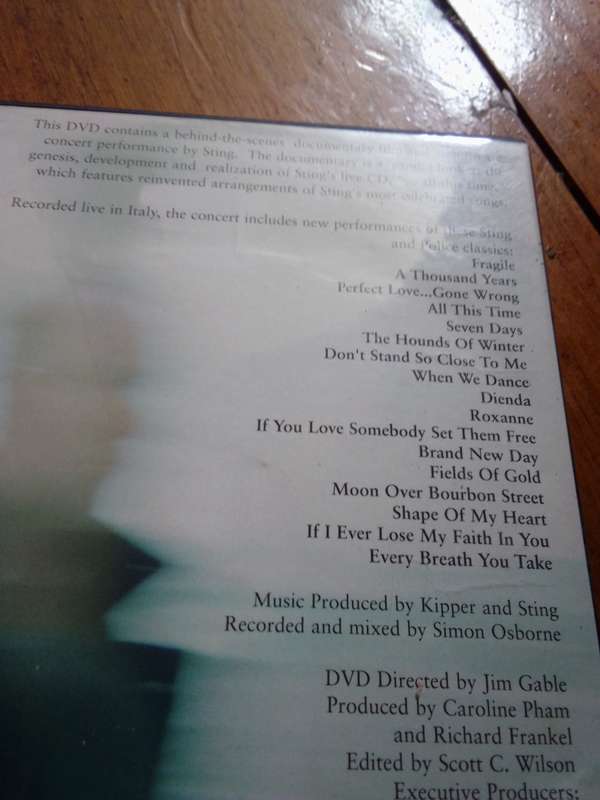 STING - all this time DVD