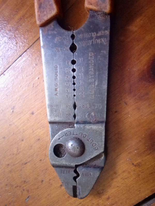 Vintage Burndy Electricians Wire Tool