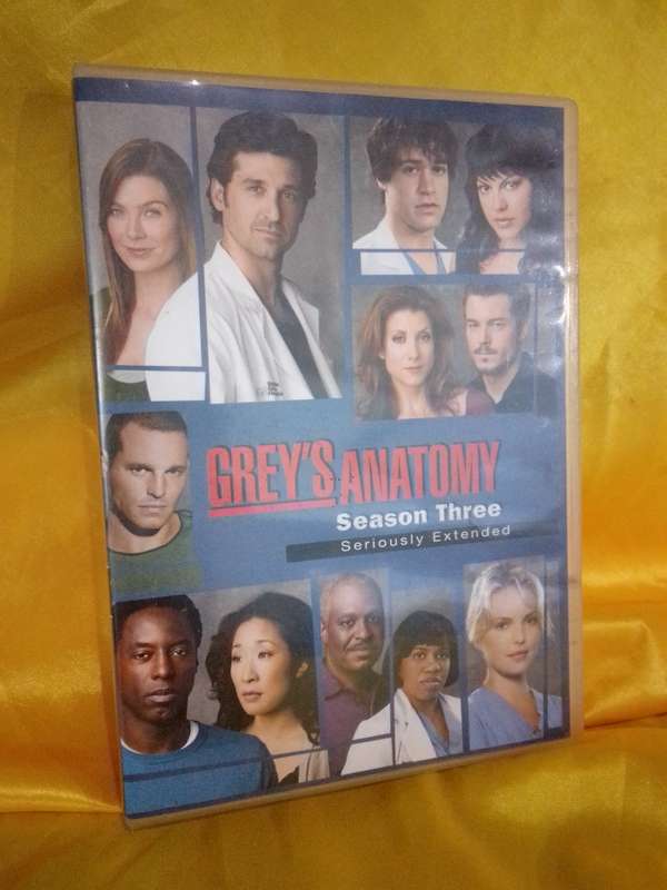 Grey's Anatomy Season Three 7 Disc DVD Boxset