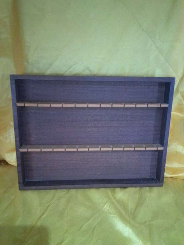 Vintage 24 Spoon Wooden Display Rack