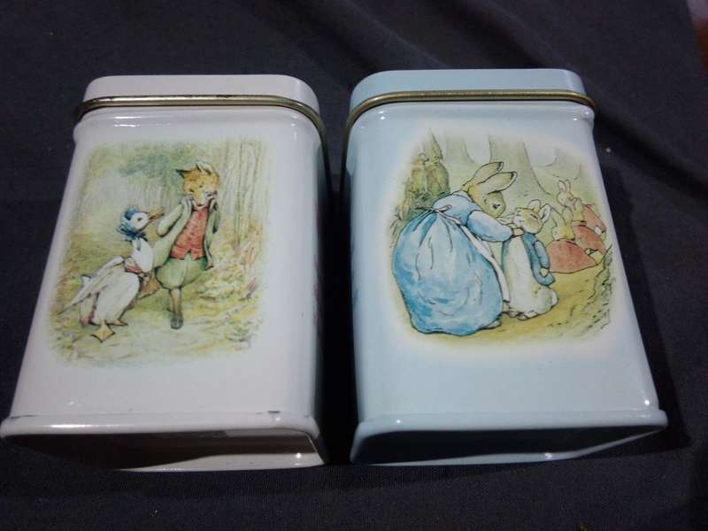 2 X 1996 Frederick Warne & Company Tins