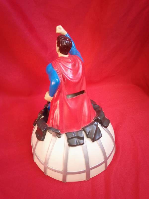 Retro Marvel Branded Superman Resin Moneybox