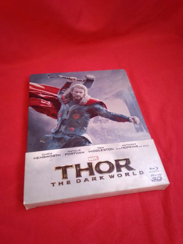Thor The Dark World 2 Disc Steelbook Blu-ray 3D