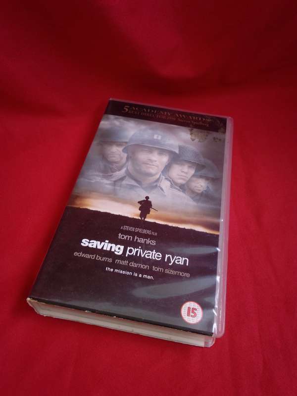 Saving Private Ryan VHS Cassette