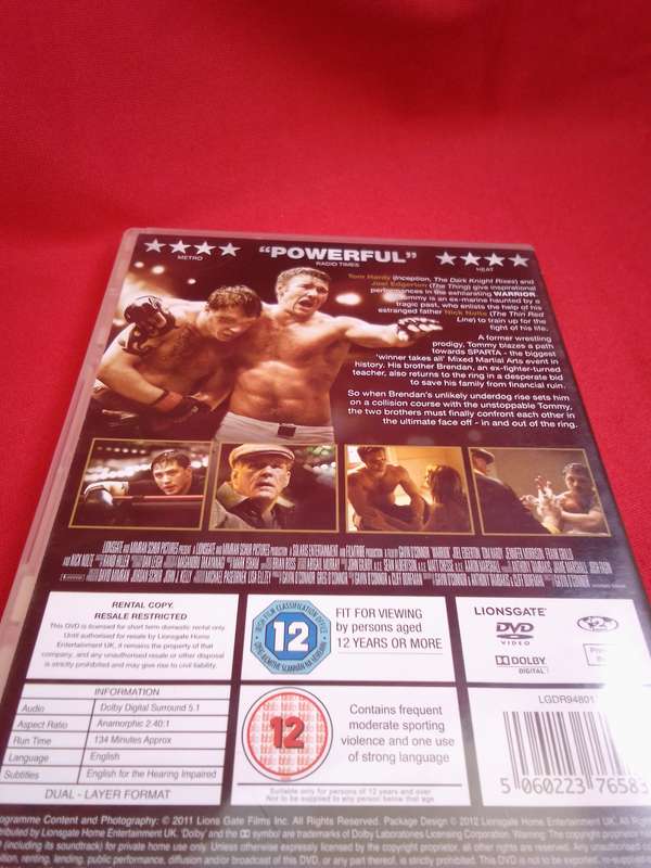 WARRIOR DVD