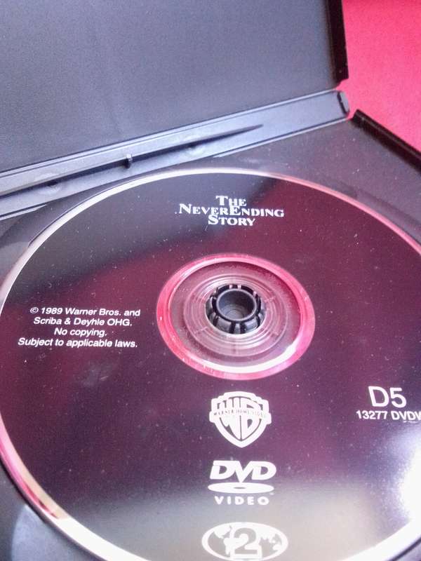Highly Collectible 1989 First DVD release The Never Ending Story