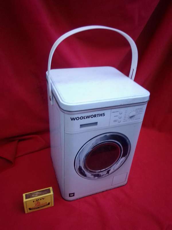 Woolworths Washing Machine Tin
