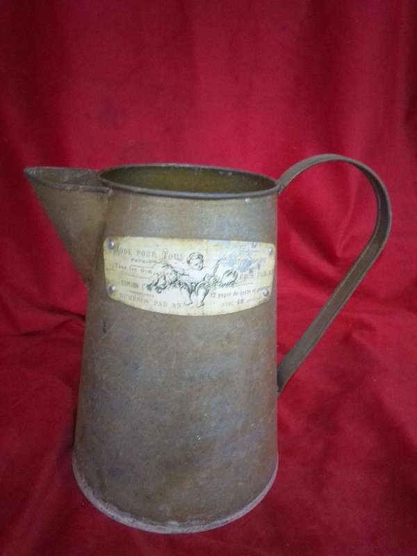 Vintage Tin Pitcher