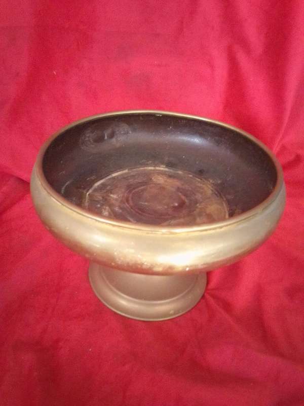 Circa 1940's Nestor England Brass Fruit Bowl