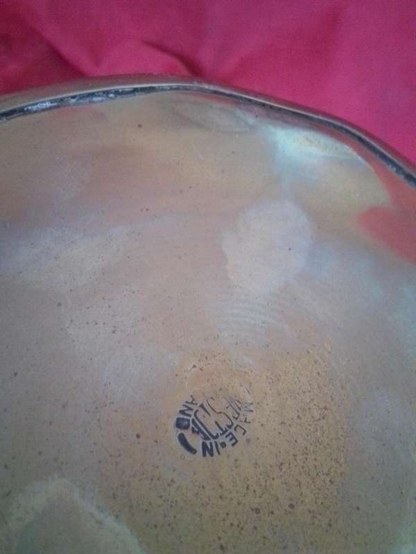 Circa 1940's Nestor England Brass Fruit Bowl