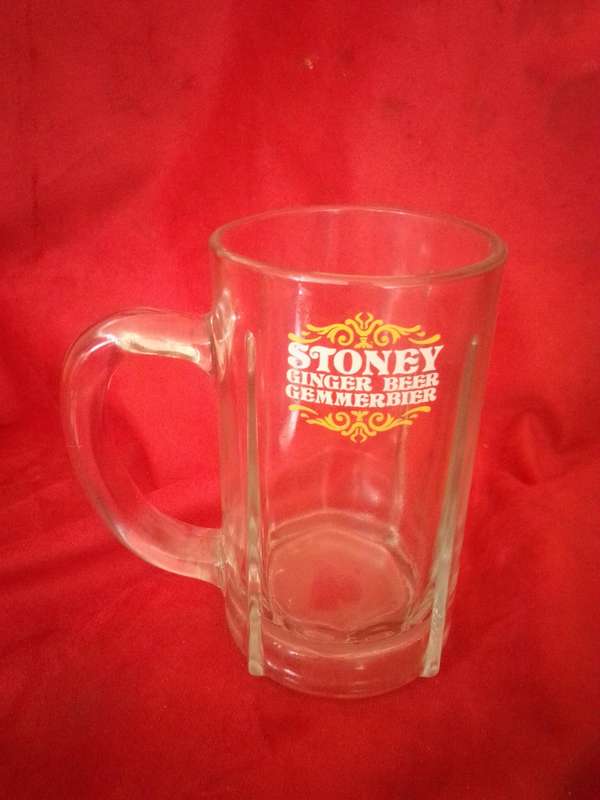 Retro Stoney Ginger Beer Thick Glass Mug