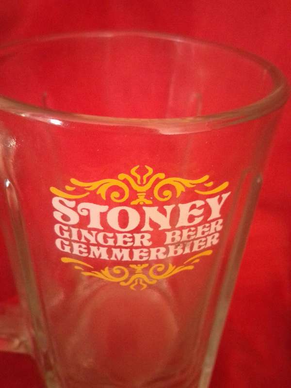 Retro Stoney Ginger Beer Thick Glass Mug