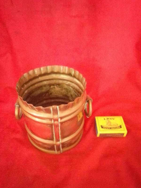 Vintage Brass Planter