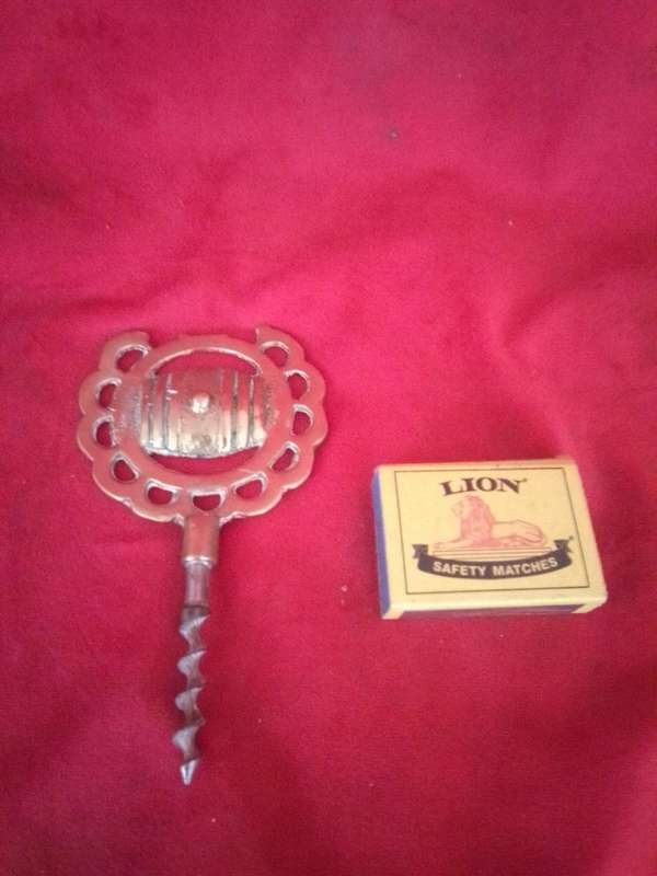 Vintage Brass Corkscrew