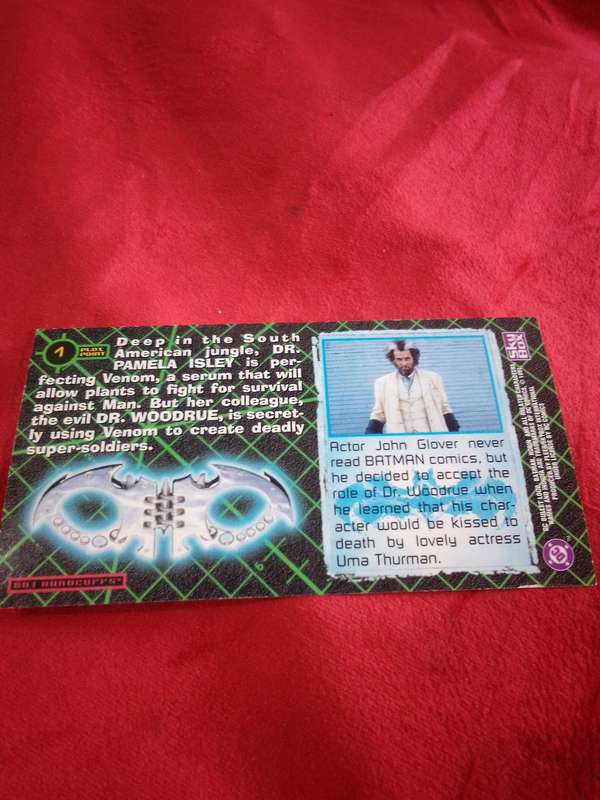 1997 Batman & Robin #1 Fleer Skybox Trading Card