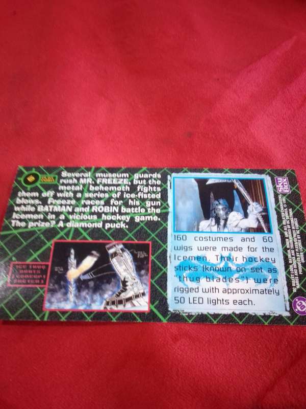 1997 Batman & Robin #5 Fleer Skybox Trading Card