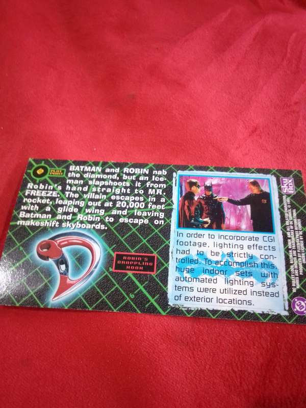 1997 Batman & Robin #6 Fleer Skybox Trading Card