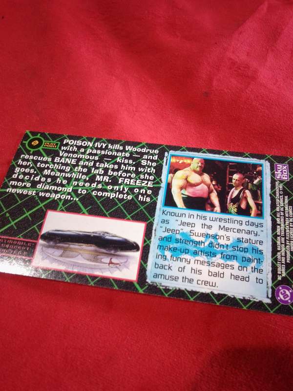 1997 Batman & Robin #9 Fleer Skybox Trading Card
